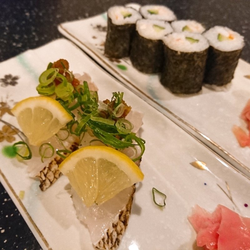 真鯛と海老マヨ巻き(酒和酒和)