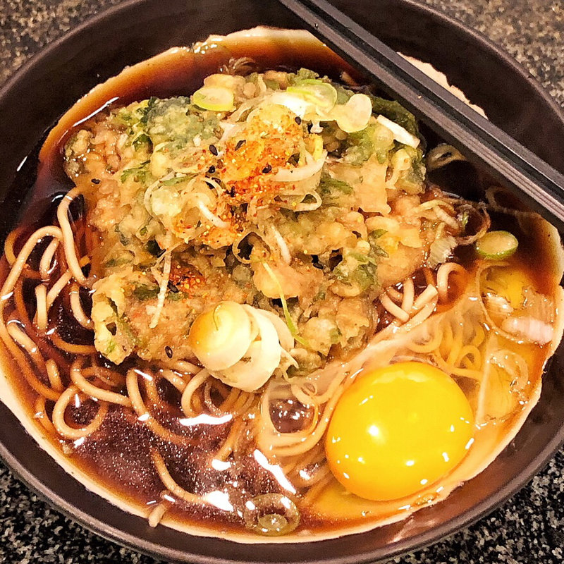 春菊天玉そば(まるちょう )