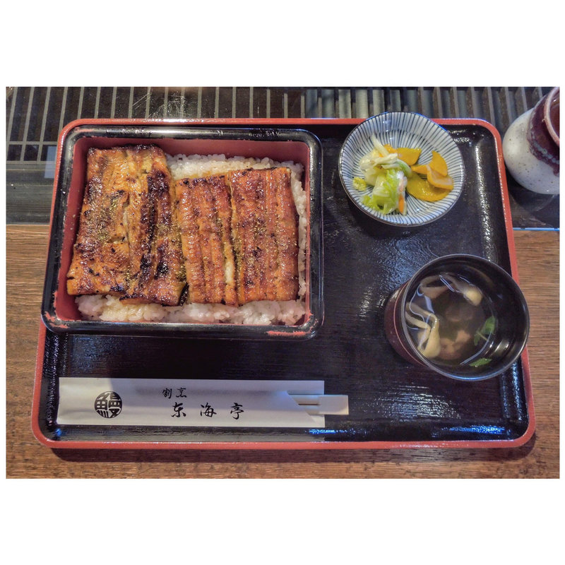 鰻重二段重(うなぎの 東海亭 （とうかいてい）)