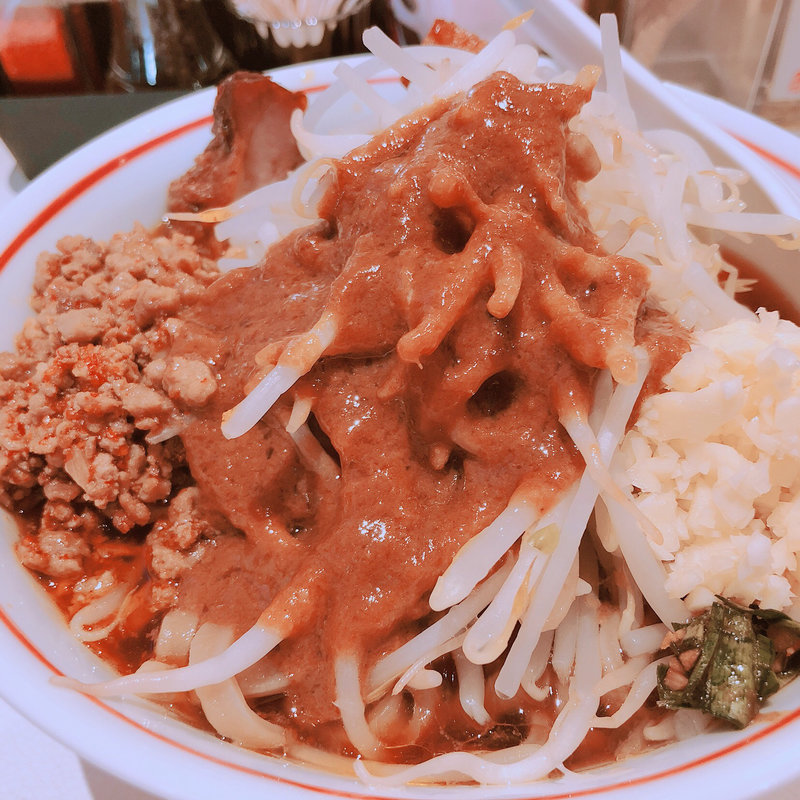 麺 小 野菜 にんにくトッピング(麺eiji 南3条スガイディノス店)