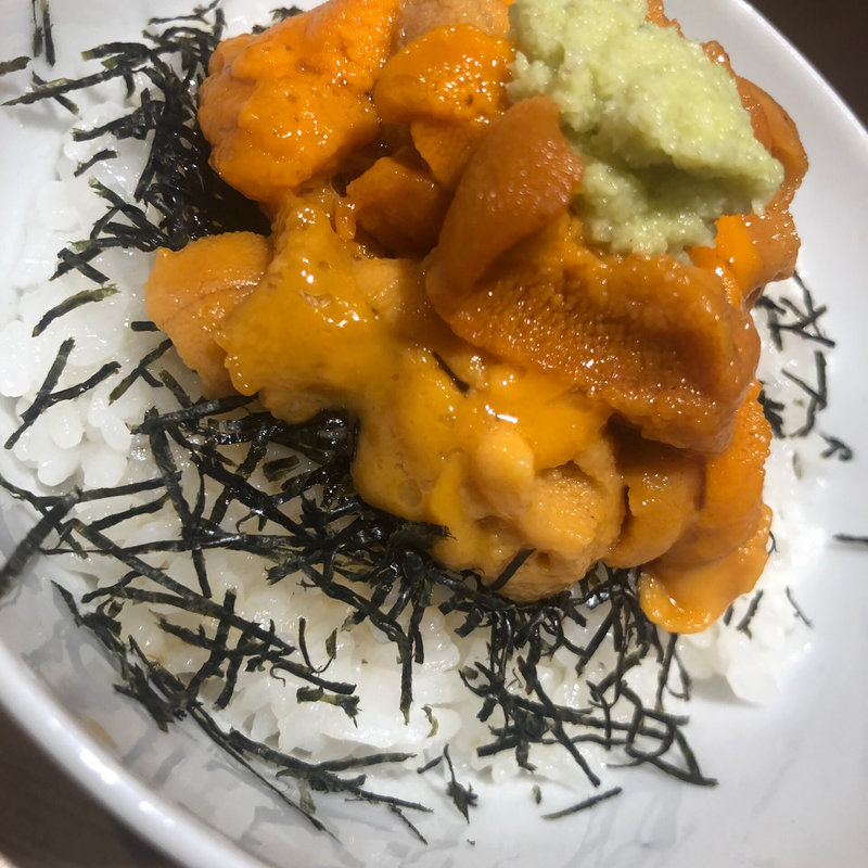 ウニごはん(おそばの甲賀 )