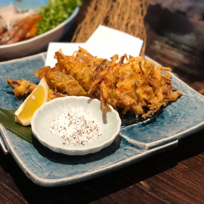 もずくの天ぷら(沖縄料理　うみそら )