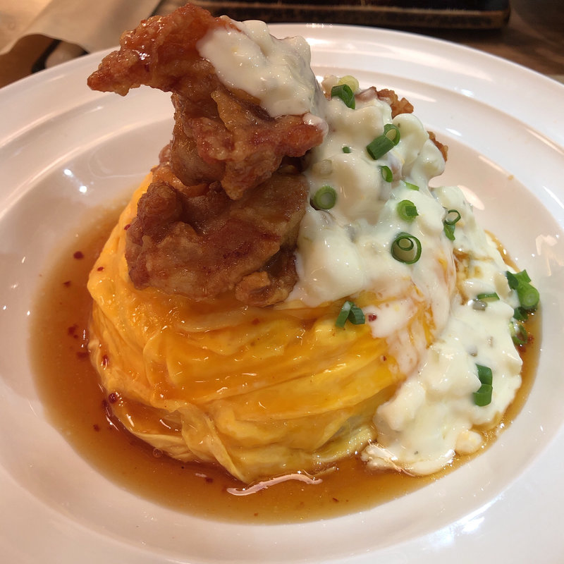 チキン南蛮オムライス(ローストビーフとステーキYOSHIMI福岡パルコ店)