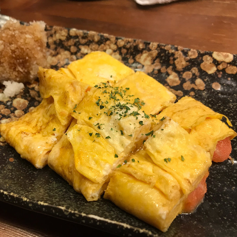 鉄板玉子焼き(明太子)(テッパンダイニング ツヅキ （鉄板dining TUZUKI）)