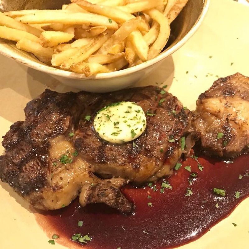 米国産 リブアイステーキ(ウルフギャング パック PIZZA BAR 赤坂アークヒルズ店)