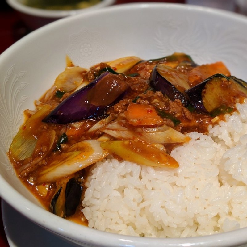 麻婆茄子のかけご飯(中華楼 本店 （チュウカロウ）)