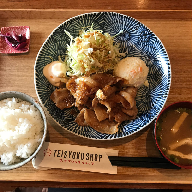 しょうが焼き定食(TEISYOKU SHOP)