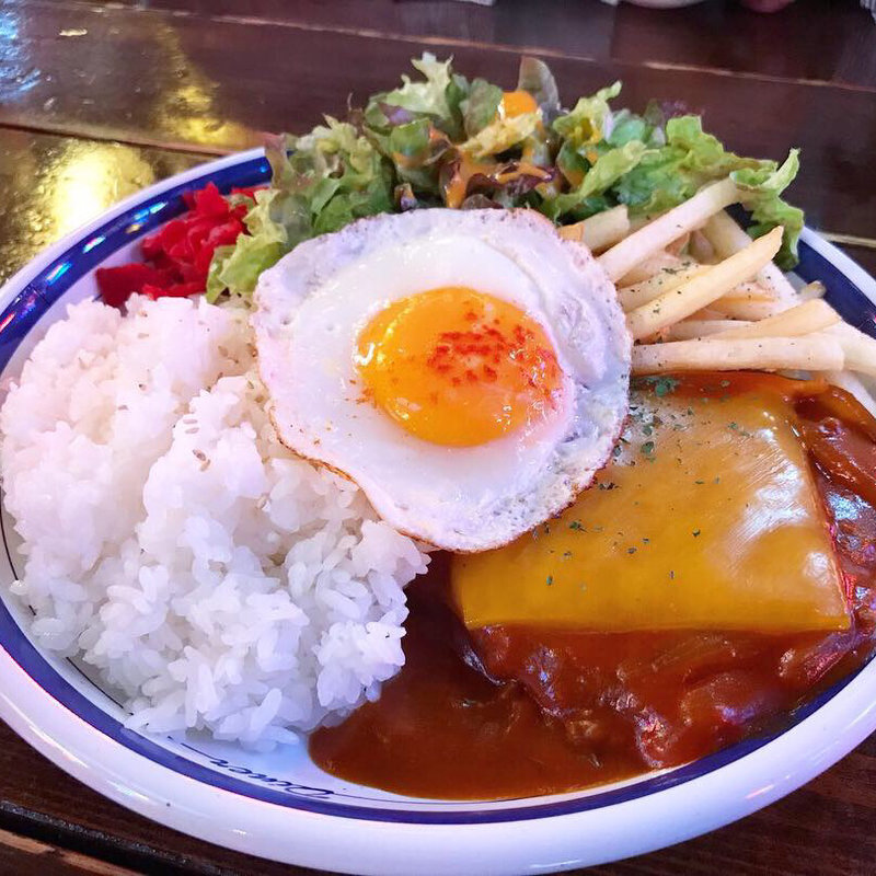 テキサコバーグライス(BLUEMOONCAFE長楽寺店)