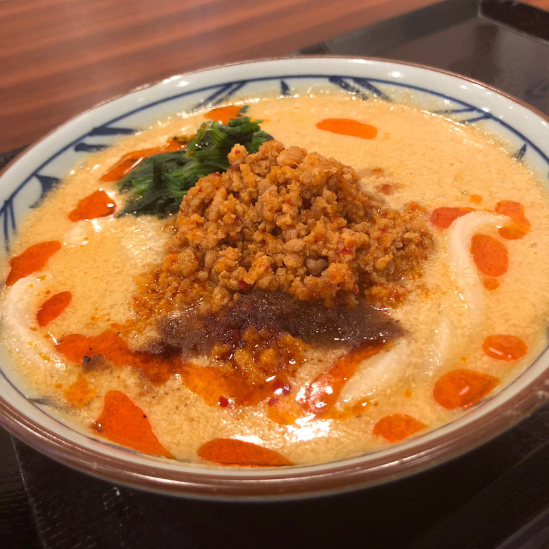 坦々うどん 並(丸亀製麺泉佐野)