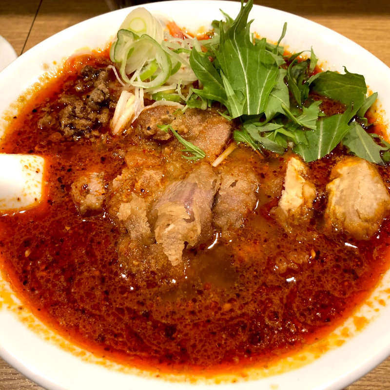 排骨坦々麺(大盛+¥130)(ぶち屋)