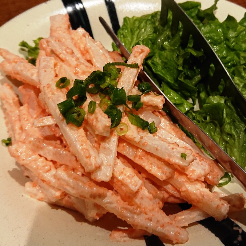 明太子とシャキシャキ大根サラダ(AJITO 鹿島田店)