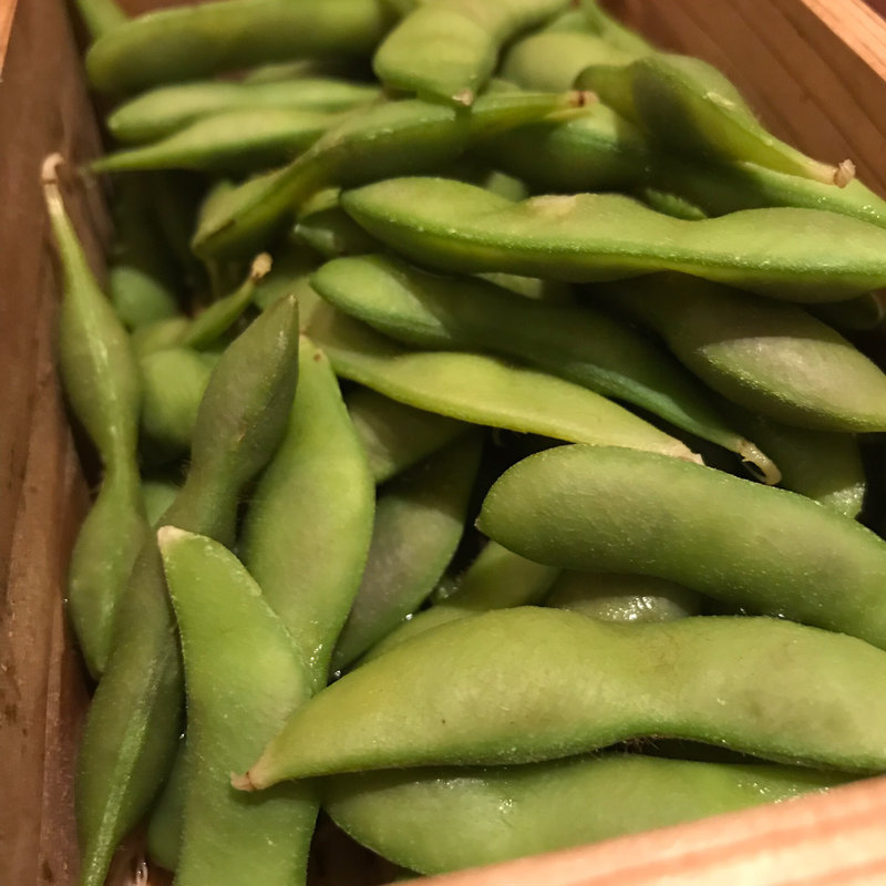 蒸し立て黒豆の枝豆(市場小路 ジェイアール京都伊勢丹店)