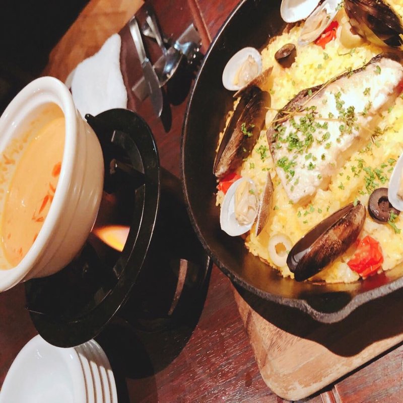 旬の鮮魚のスチームパエリア(フレンチーナ 品川店 )