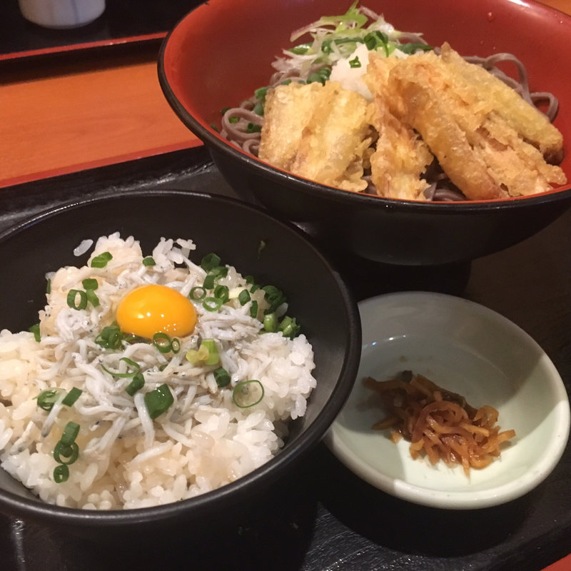 冷やしごぼう天おろし蕎麦セット(素材屋 伏見店 （ソザイヤフシミテン）)