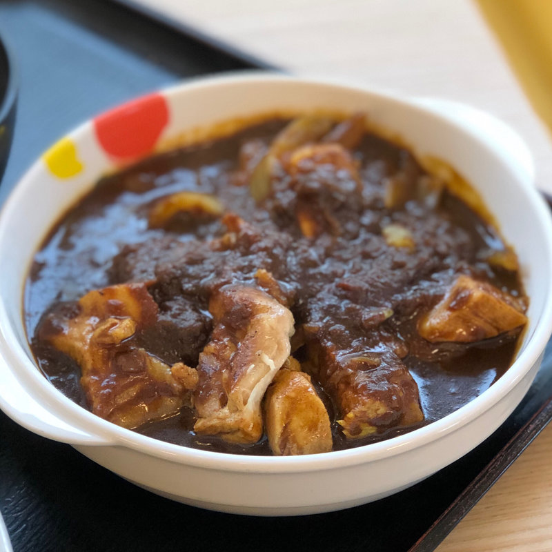 ごろごろ煮込みチキンカレー（並）生野菜セット(松屋 長野鶴賀七瀬店 )