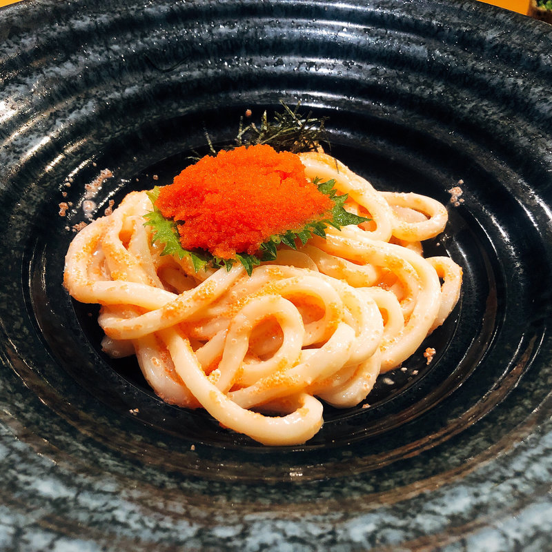 明太子のおうどん(麺匠の心つくし つるとんたん 六本木店)