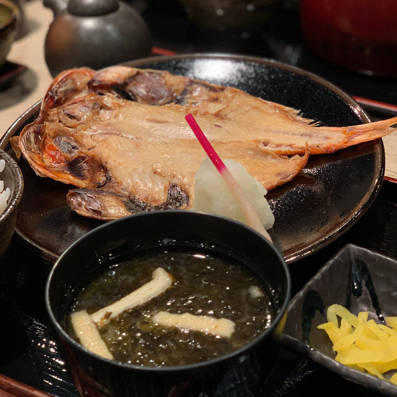 金目鯛の開き焼き(庵治都)