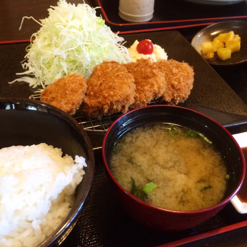 一口ヒレかつ定食(こころ )