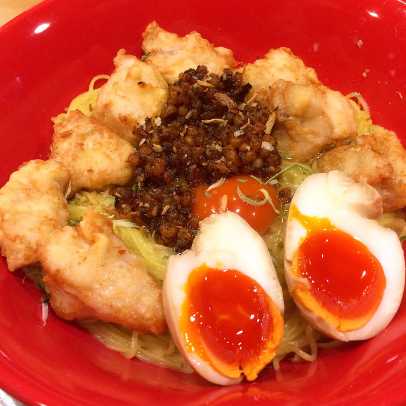 どろり細麺(¥790)スペシャルトッピング(¥500)(ぺこり)