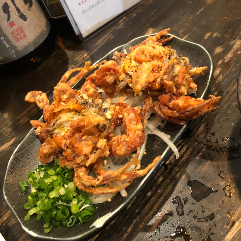 ニンニク蟹の唐揚げ(闇市 )