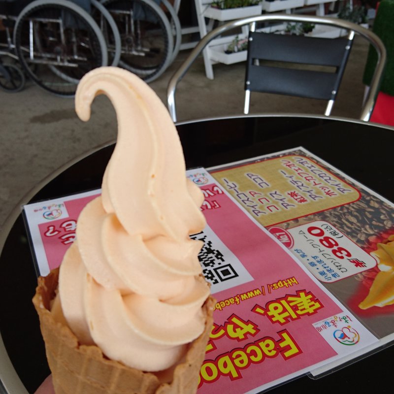 枇杷ソフトクリーム(はなまる市場 )