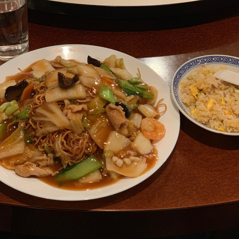 五目あんかけ焼きそば(點飯樓)