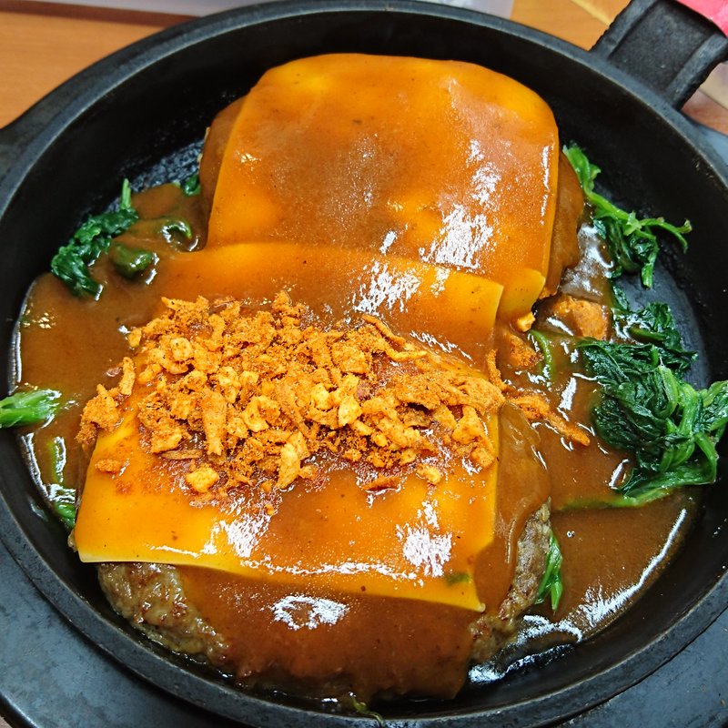 ザクカラWチーズ＆Wハンバーグ定食(Sガスト 久喜駅店 （エスガスト）)