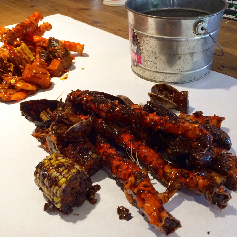 Hawaiian Cajun ・Shrimp・PEI Mussels・Snow Crab Legs(Crackin’ Kitchen)