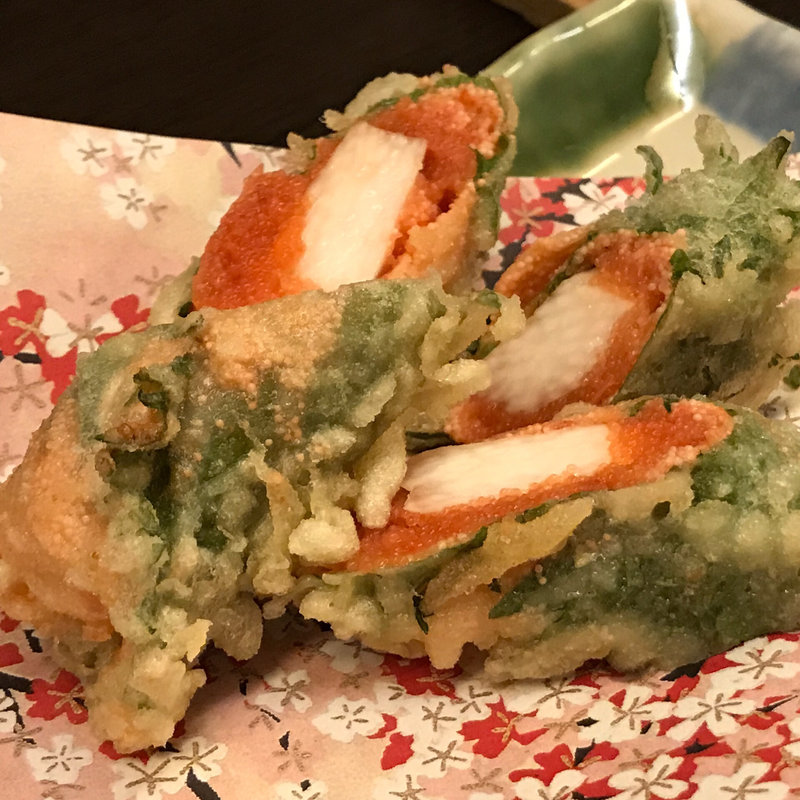 明太子の天ぷら(九州酒場 千日前店 )