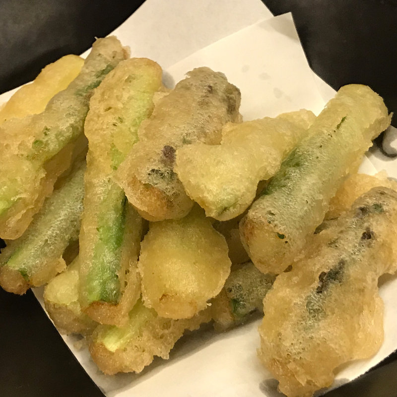 アスパラビール揚げ(九州酒場 千日前店 )