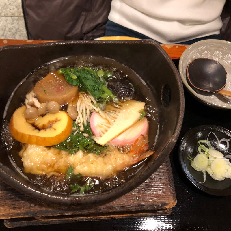 鍋焼きうどん(おそば田なか)