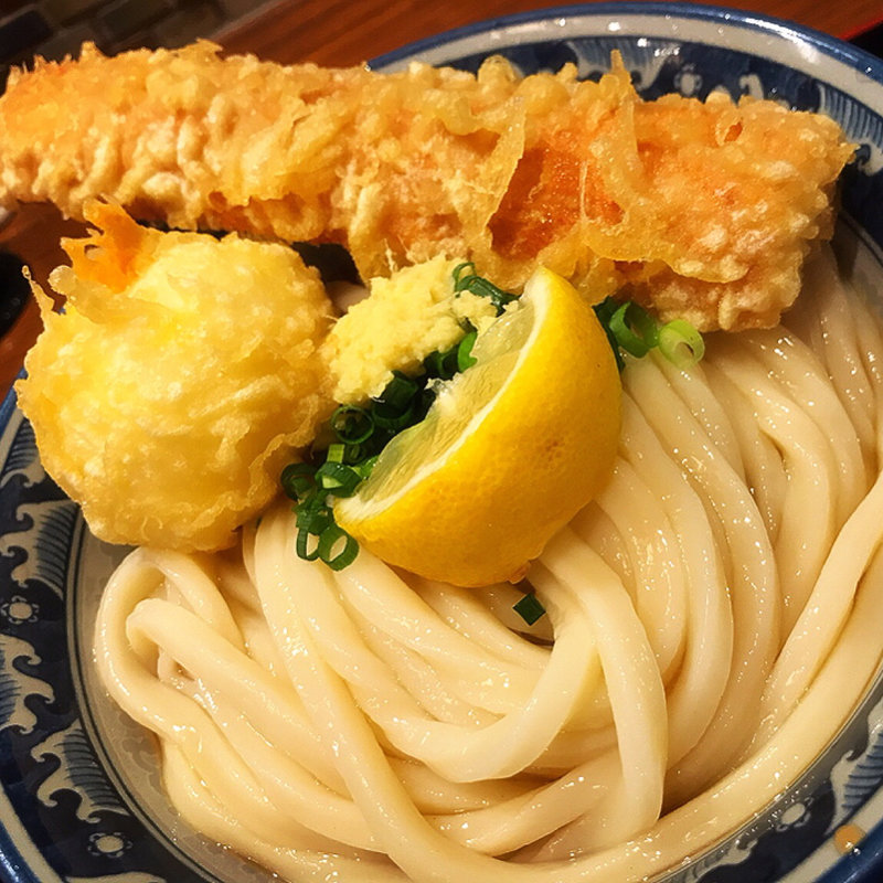 ちく玉天ぶっかけ(うどん酒場 釜たけ流うどん一寸一杯 )