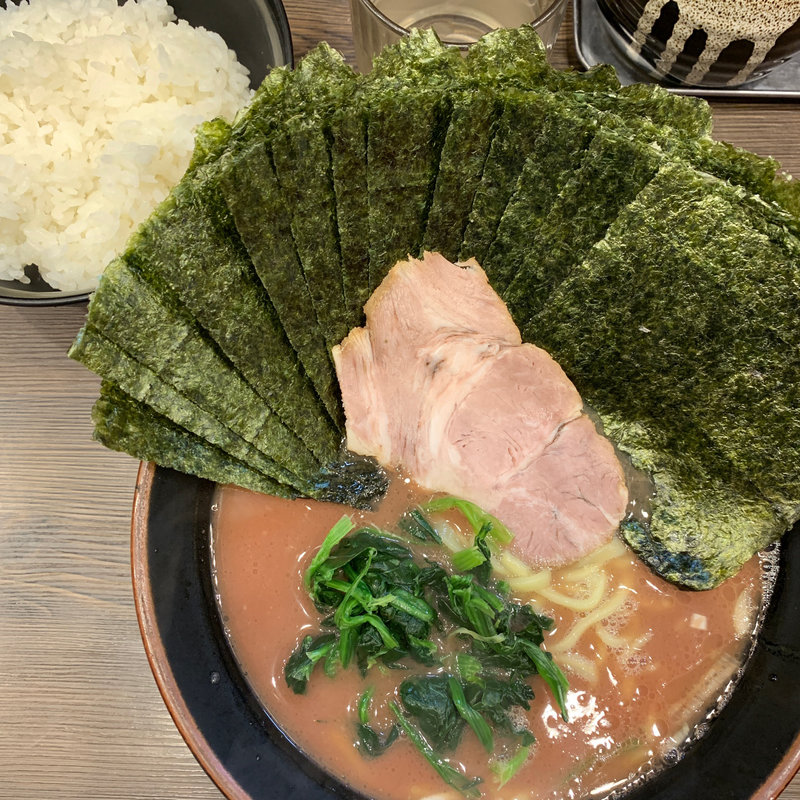ラーメン海苔増し(武道家 本店)