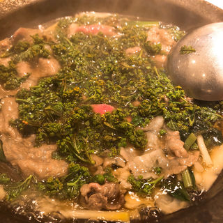 花山椒と牛肉鍋(楽食ふじた)