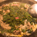 花山椒と牛肉鍋
