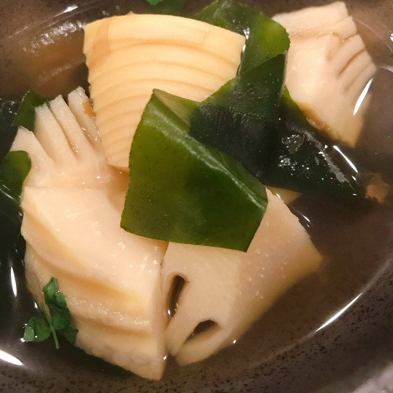 筍とわかめの荷物(群醸日和)