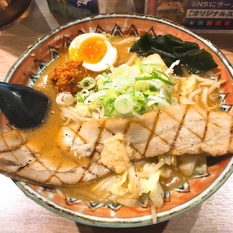 味噌ラーメン(弟子屈ラーメン 新千歳空港店)
