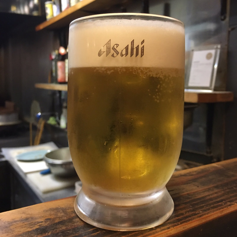 生ビール(焼鳥はなび)