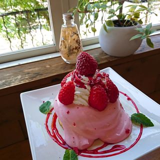 苺のパンケーキ(ガーデン カフェ （GARDEN CAFE）)