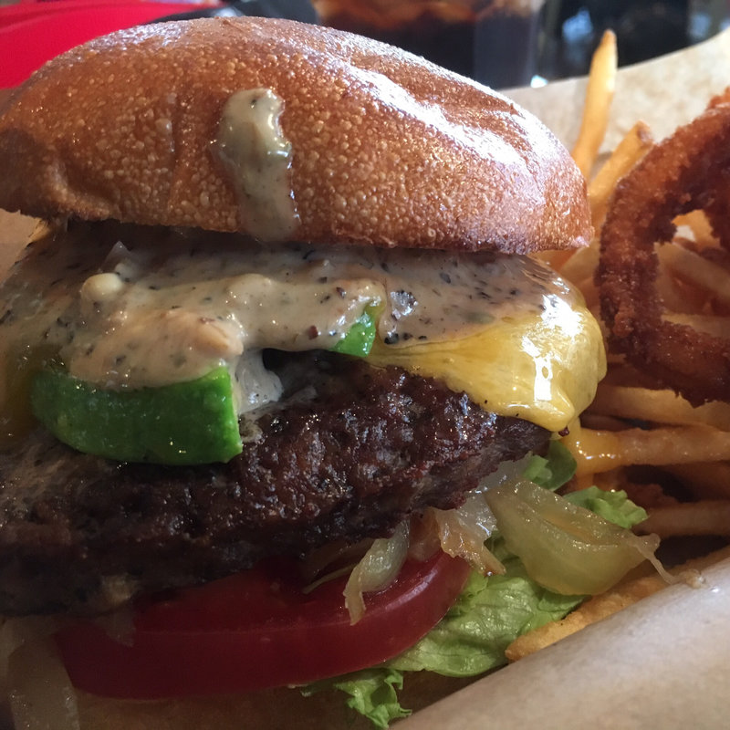 JSバーガー（ポテト付）(ジェイエスバーガーズカフェ 原宿店 （J.S. BURGERS CAFE）)