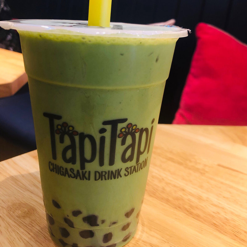 宇治抹茶ラテタピオカ(タピタピ)