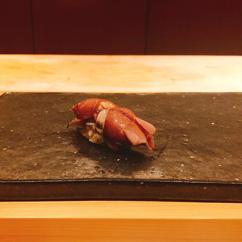 蛍烏賊の握り(鮨 大地 )