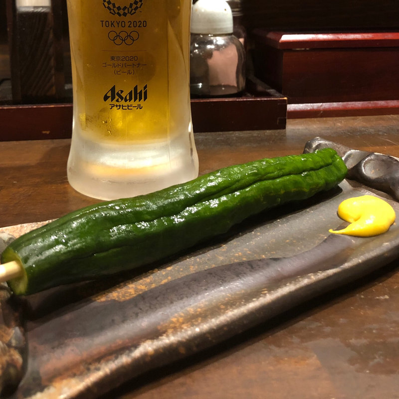 きゅうり一本漬け(炭火焼鳥酒場 とりしん 鳳店)