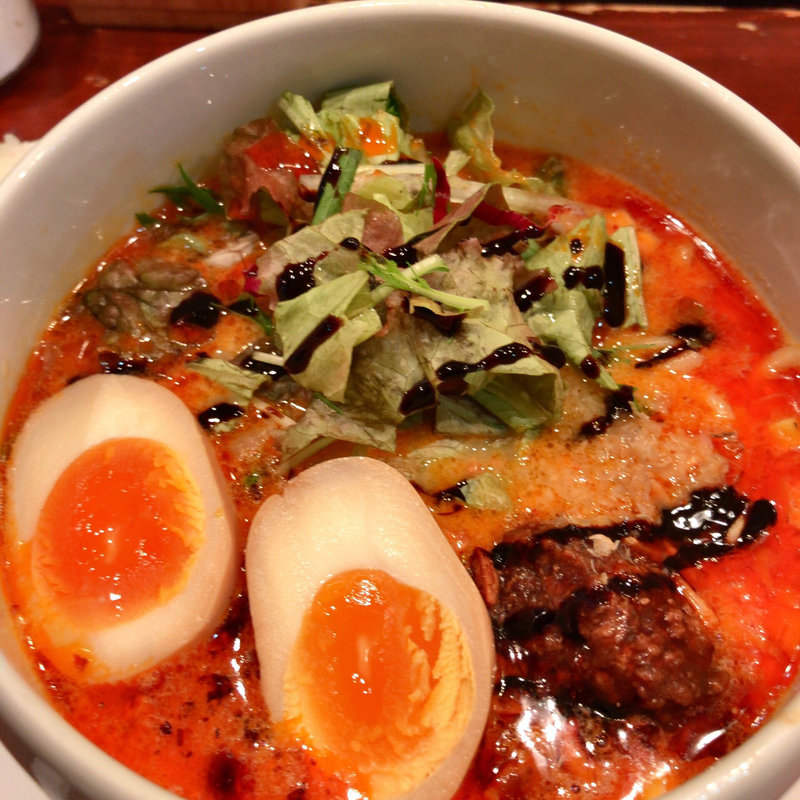 担々麺(鶏白湯麺 蔭山 高田馬場店)