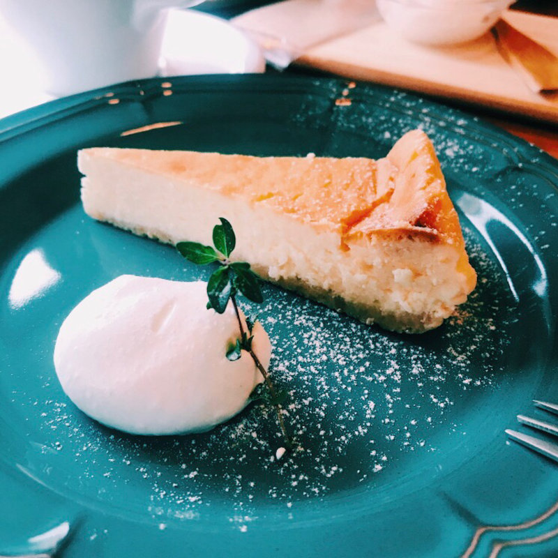 チーズケーキ(自家焙煎珈琲 かめとかめ)
