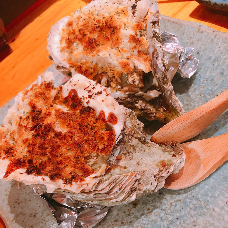 かきのガーリックバター焼き(かきんちゅ)