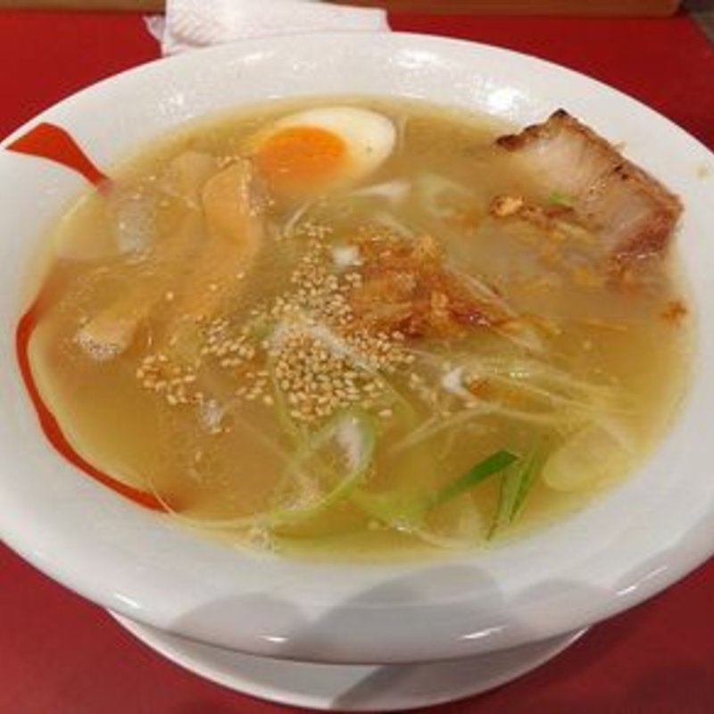 白金の鶏白湯(我流らーめん道 王様の島 大阪店)