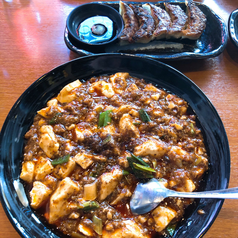 麻婆餃子セット (華Sansyou学)