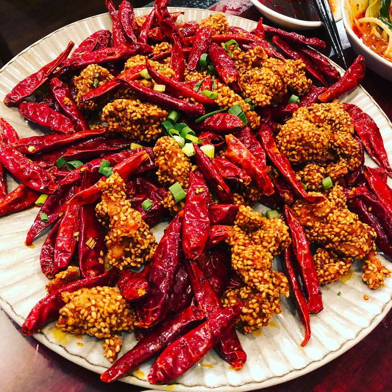 四川風麻辣鶏肉(中国家庭料理 楊 2号店)