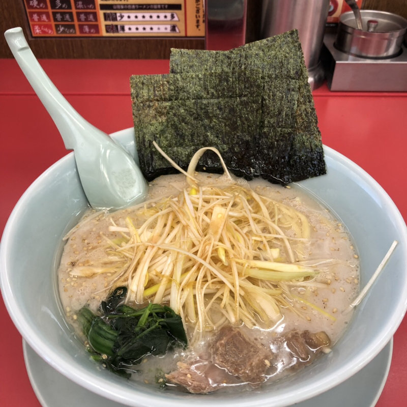 ネギ味噌ラーメン(ラーメン山岡家沼津柿田川店)